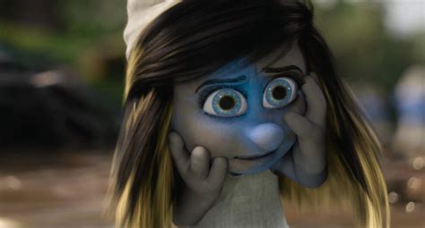 gargamel smurfette|evil smurfette with black hair.